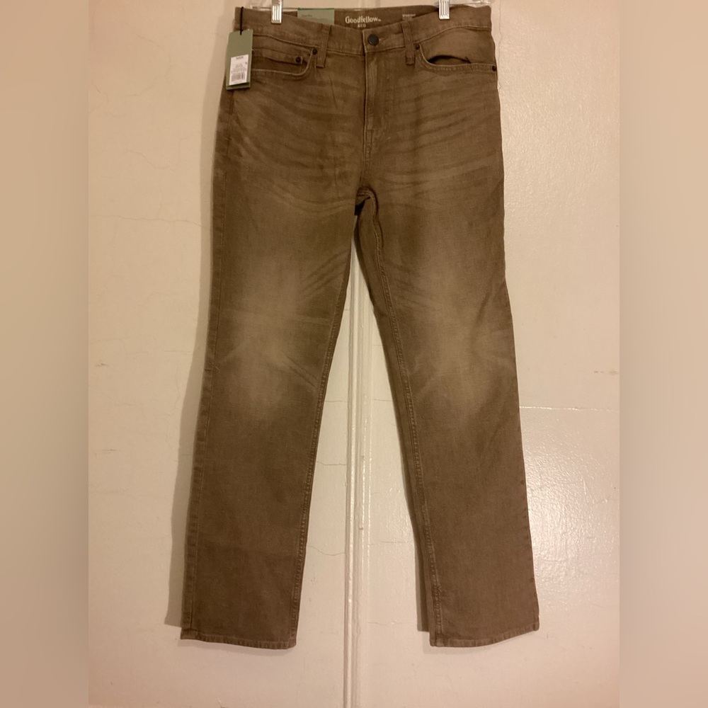 Goodfellow & Co 34x34 Men's mid rise straight fit jeans NWT